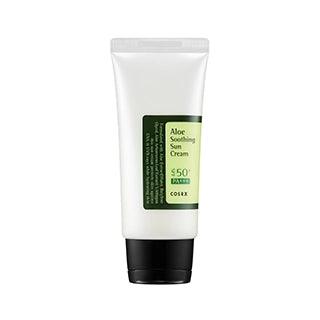 COSRX - Aloe Soothing Sun Cream - Crème solaire apaisante à l'aloe vera - ajk. Glow Beauty