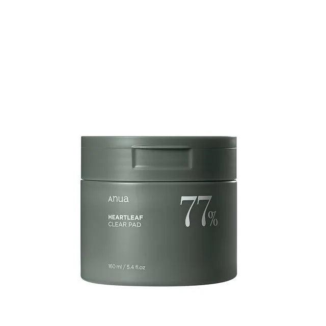 Anua - Heartleaf 77 Clear Pad - Compresses purifiantes - ajk. Glow Beauty