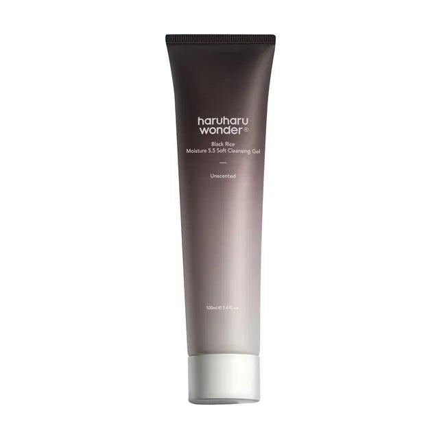 Haruharu wonder - Black Rice Moisture 5.5 Soft Cleansing Gel - Gel nettoyant doux hydratant - ajk. Glow Beauty