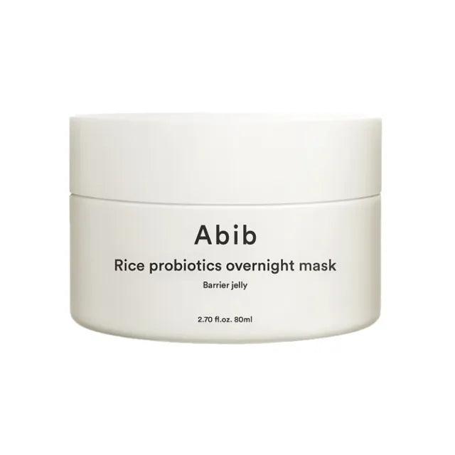 Abib - Masque de nuit gelée barrière cutanée au riz et aux probiotiques - ajk. Glow Beauty