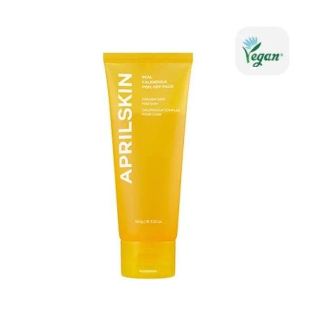 APRILSKIN - Real Calendula Peel Off Pack - Masque peel-off au Calendula - ajk. Glow Beauty