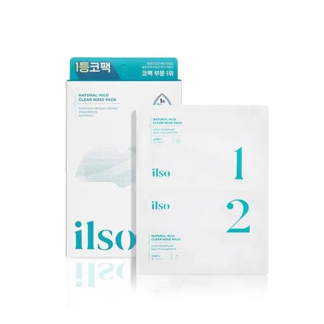 ilso - Natural Mild Clear Nose Pack - Patchs anti points noirs - ajk. Glow Beauty