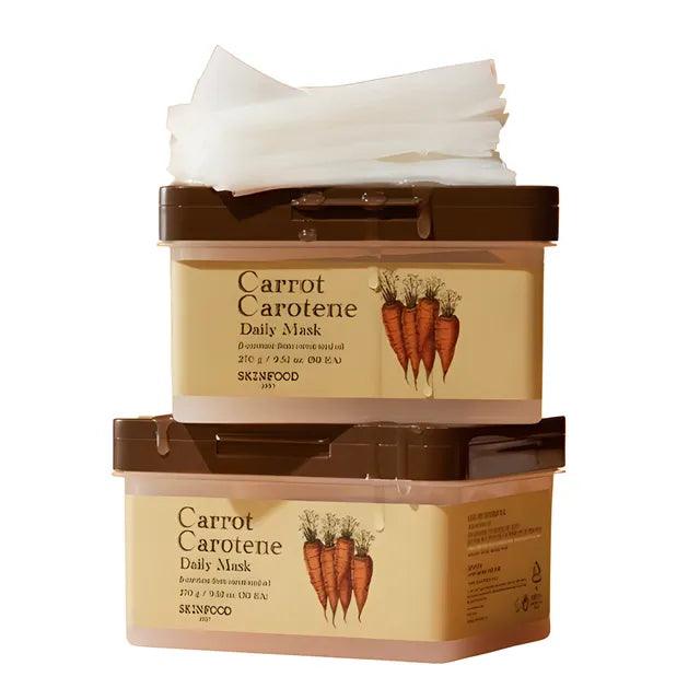 SKINFOOD - Carrot Carotene Daily Mask - Masque quotidien - ajk. Glow Beauty