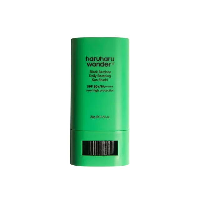 Haruharu wonder - Black Bamboo Daily Soothing Sun Shield - Stick Solaire Apaisant Quotidien Black Bamboo - ajk. Glow Beauty
