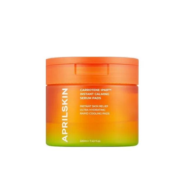 APRILSKIN - Carrotene IPMP Instant Calming Serum Pads - Disques apaisants - ajk. Glow Beauty
