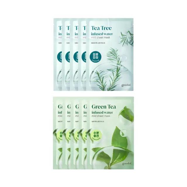 Goodal - Mild Sheet Mask - 2 Types - ajk. Glow Beauty