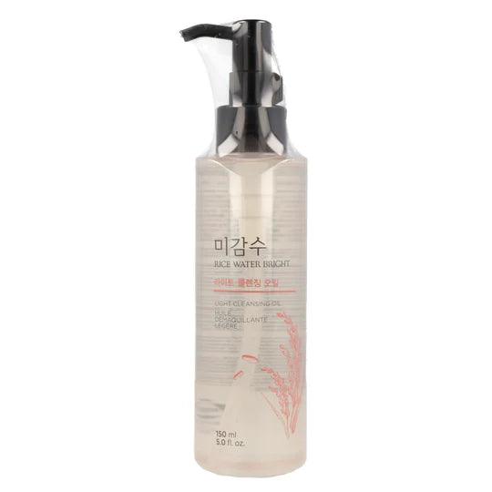 THE FACE SHOP - Rice Water Bright- Cleansing Oil- Huile Démaquillante Légère - ajk. Glow Beauty
